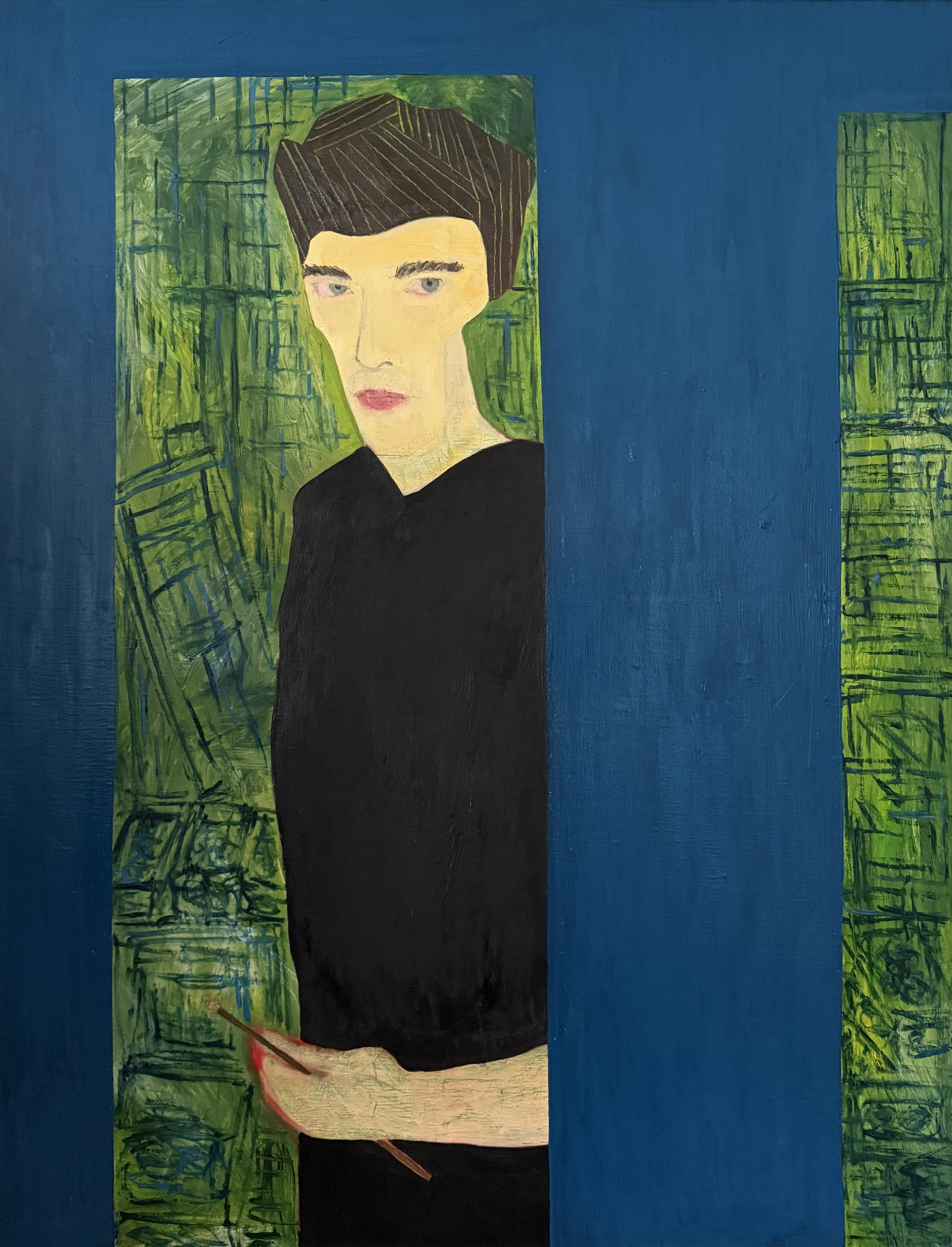 Hundredth Second Thought - Oil painting by Piero Montezaro, 2025